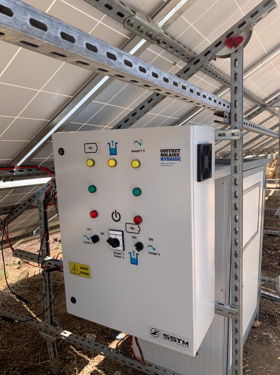 Pompage solaire intelligent ( avec gestion automatique d'arrosage ) 12KWc + système isolé 5KW