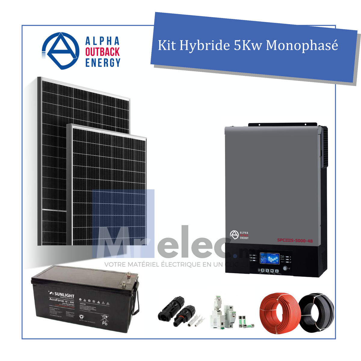 Kit de panneau solaire complet pour onduleur hybride 5 kw Htonetech, Chine  Fabricants 30kw 40kw 50kw 1000W sur le système d'énergie solaire de réseau  - Chine Système solaire domestique, système solaire d'énergie