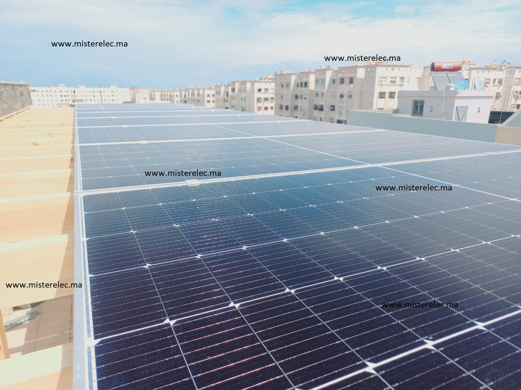 Installation solaire résidentielle on-grid 4KWc , région Casablanca