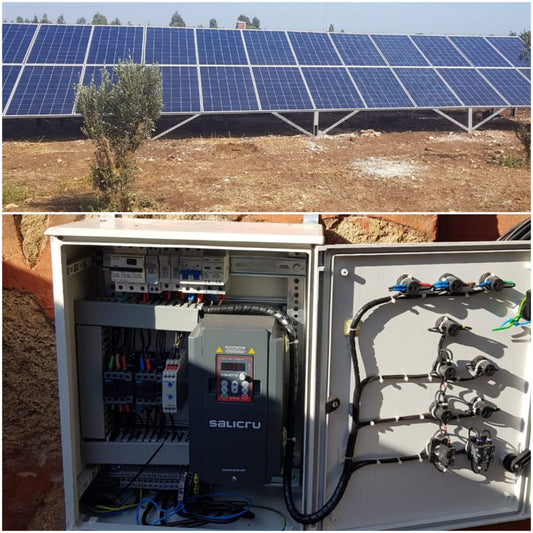 Pompage solaire 5,5kW -Settat.