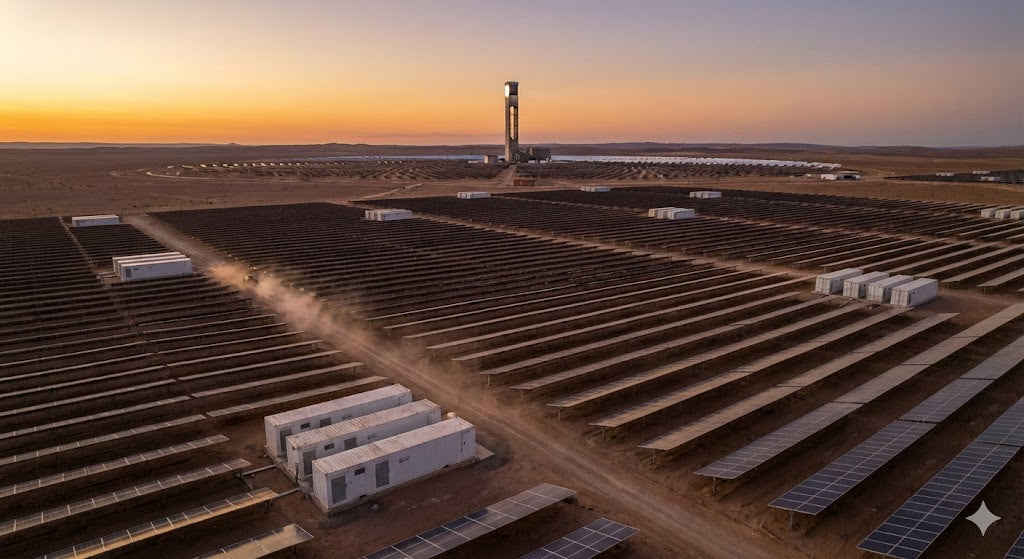 Pourquoi le Maroc réévalue sa stratégie solaire : Un tournant vers le photovoltaïque et le stockage