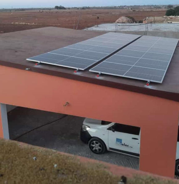 Installation solaire résidentielle on-grid 6KWc , région Doukkala - Abda