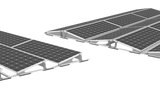 Structures de panneaux solaire pour toitures plates MiniRail - K2 System