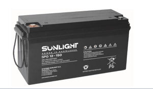 Batterie onduleur SUNLIGHT 12V 58AH 260W SPHR étanche VRLA AGM - VISIONAIR  Maroc