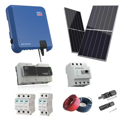 kit solaire On-Grid complet - 5Kw à 50Kw Triphasé.